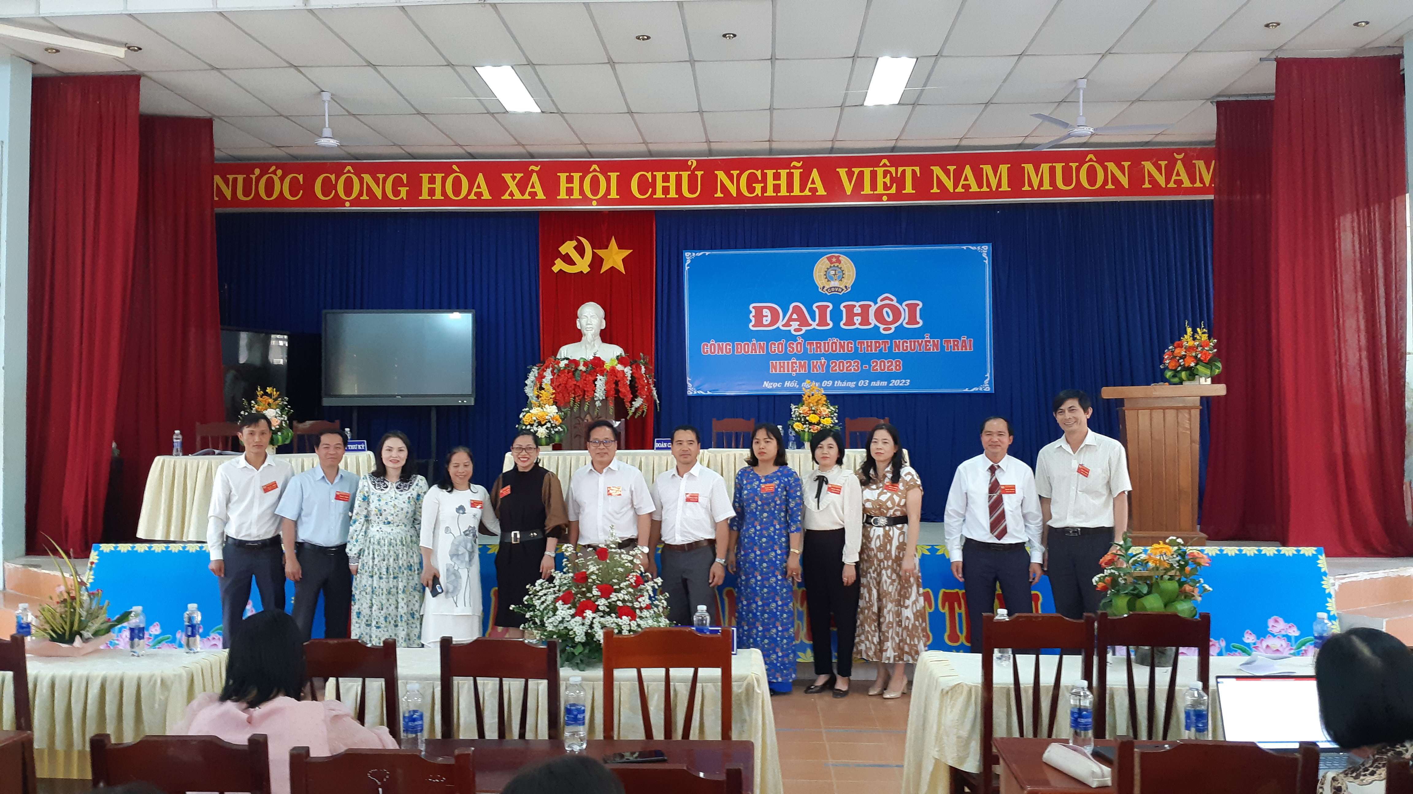 Đại hội Công đoàn cơ sở Trường THPT Nguyễn Trãi nhiệm kỳ 2023-2028